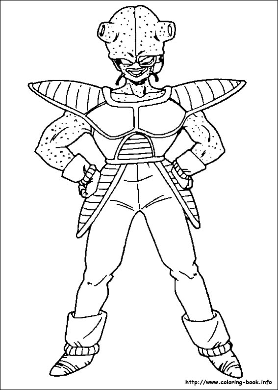 Dragon Ball Z coloring picture